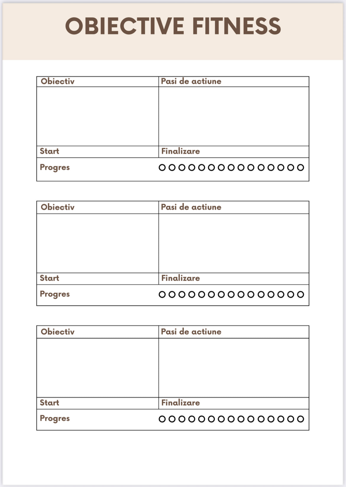 FRAGA - Jurnal de fitness
