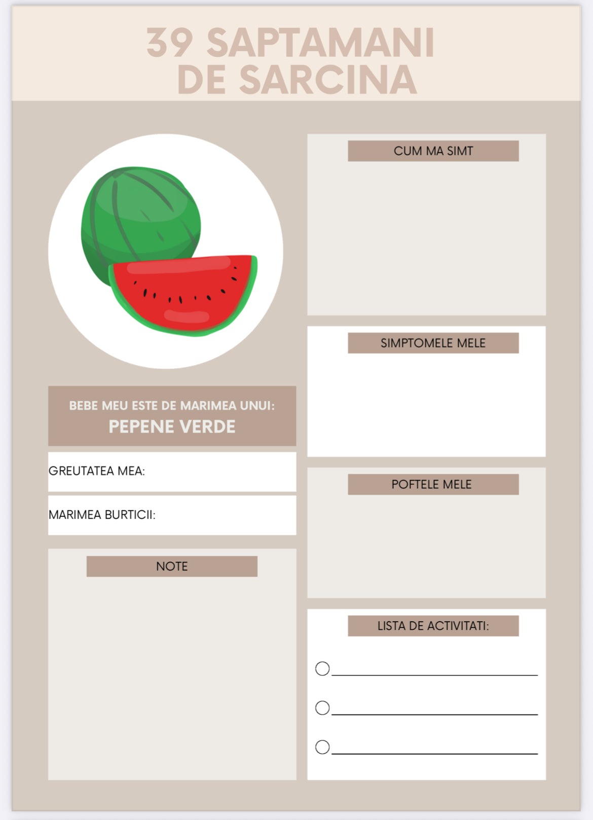 Sarcina - Pas cu pas 👩‍🍼